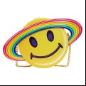 Lisa Frank - Yellow Rainbow Ring Saturn (Loungefly Crossbody)
