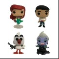 Little Mermaid (1989) - Ariel Prince Eric Scuttle And Ursula 4-Pack (Pop! Vinyl)