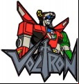 Voltron - Voltron Bust With Logo Enamel Pin